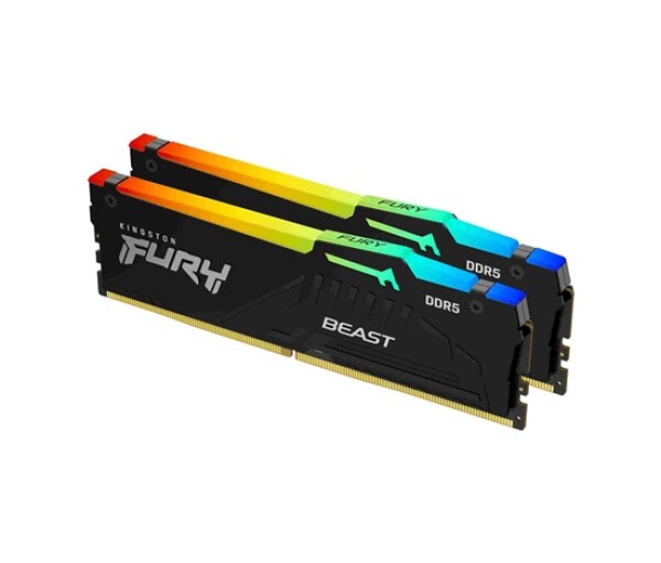 KINGSTON DIMM DDR5 32GB (Kit of 2) 5600MT/s CL40 FURY Beast RGB EDF_553245