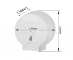 SAPHO - Zásobník na toaletní papír max. Ø 29cm, ABS, bílá 608