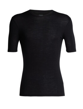 Pánské merino triko krátký rukáv ICEBREAKER Mens 175 Everyday SS Crewe, Black velikost: XL
