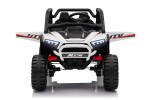 Mamido Elektrické autíčko Buggy UTV KCK 4x4 bílé 24V | 800W | 50 kg | EVA | LED | 2,4Ghz | ECO kůže