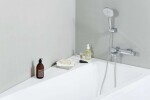 RAVAK - Sprchy Sprchová hlavice Flat 956.00, 12 cm, 3 proudy, chrom X07P233
