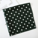 Ptakoviny.cz Šátek s puntíky černý 47x47 cm