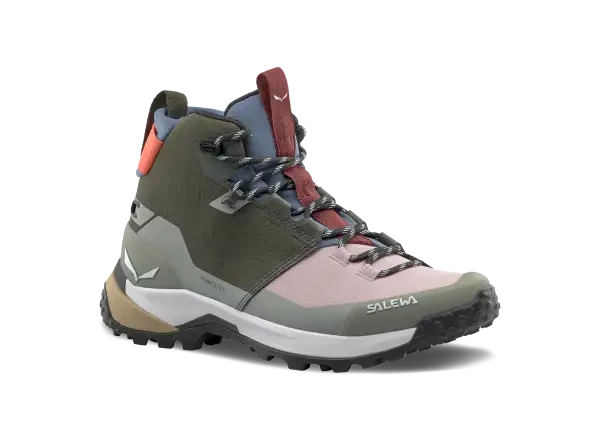 Salewa Puez Mid PTX dámská oudoorová obuv Dark Olive/Shadow vel. 6 (EU 39)