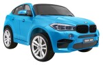 Mamido Elektrické autíčko BMW X6 M dvoumístné XXL lakované modré