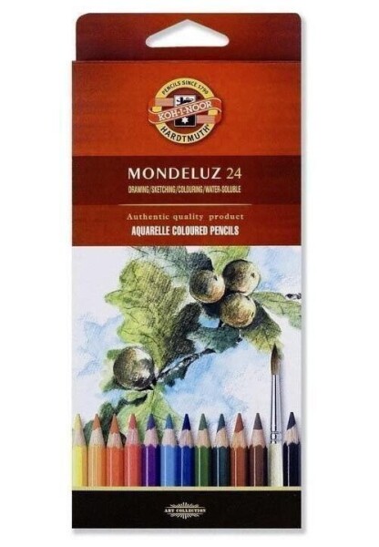 Koh-i-noor pastelky akvarelové 24