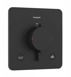 HANSGROHE - Ecostat Comfort Q Termostatická baterie pod omítku, pro 2 spotřebiče, matná černá 33717670
