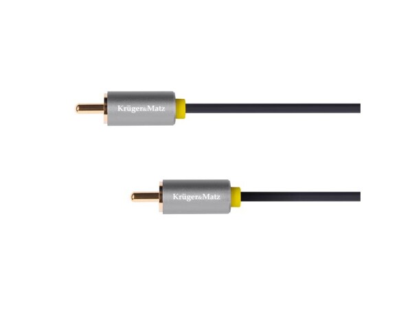 Kabel 1x Cinch konektor/1x Cinch konektor 1m KRUGER & MATZ KM1201 Basic