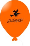 Halloween balónek s potiskem čarodějnice oranžový - Balonky.cz Halloween balónek s potiskem čarodějnice oranžový - Balonky.cz