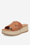 Pantofle Lasocki ARC-4883-02 Přírodní kůže (useň) - Lícová