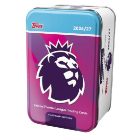 2026-2027 Topps Flagship Premier League Super Tin 3 fialová - fotbalové karty
