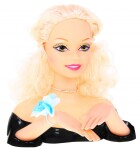 Mamido Česací hlava panenky na stylizaci účesu Blond