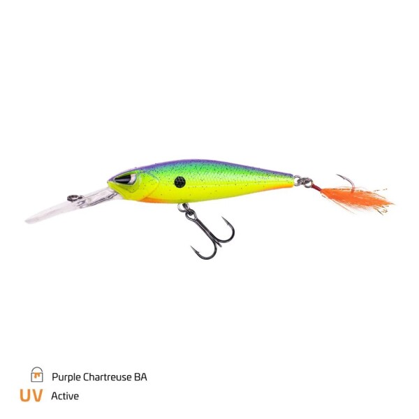 Zeck Wobler Hitch 60 DD - Purple Chartreuse,Zeck Wobler Hitch 60 DD - Purple Chartreuse
