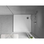 MEXEN - Flow Sprchová vanička čtvercová slim 80 x 80, bílá lesk 46S108080