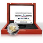 Mince Seattle Seahawks NFL Super Bowl LX Champions Gold & Silver 2-Tone Coin