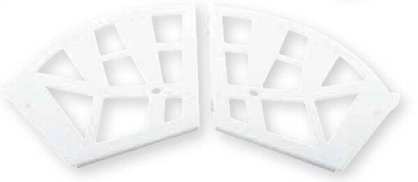 NoName Strong výklopný botník, 3 řadý, plast, bílá (11484)