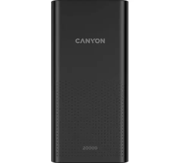 CANYON PB-2001 20000 mAh černá / Powerbanka / 5V / 2.1A / 2x USB-A / Smart IC (CNE-CPB2001B)