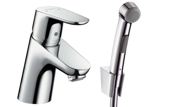 HANSGROHE - Focus E2 Souprava pákové baterie 70 s bidetovou sprškou a sprchovou hadicí, chrom 31926000