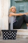 Nákupní košík Reisenthel Carrybag Frame Dots white