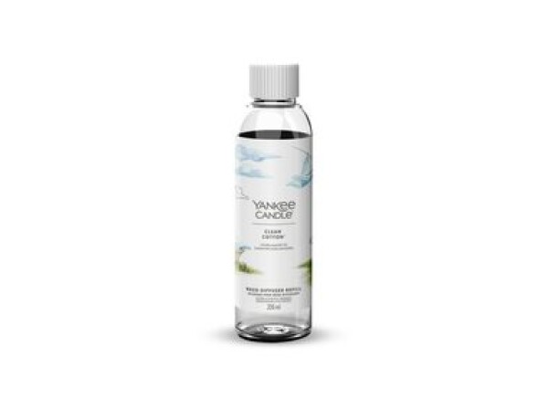 Yankee Candle Signature Clean Cotton Reed - Náhradní náplň k vonnému difuzéru 200 ml / až 20 týdnů (5038581156149)