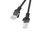 Lanberg CAT6 UTP 0,5 m černá / Patch kabel / RJ45-RJ45 / Fluke Passed (PCU6-10CC-0050-BK)