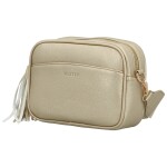 Stylová dámská koženková crossbody MaxFly Rozana, zlatá