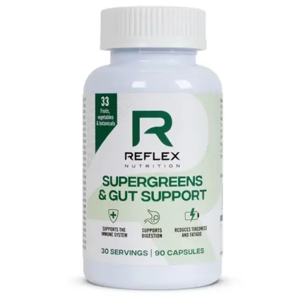 Reflex Supergreens Gut support 90 cps (14628)