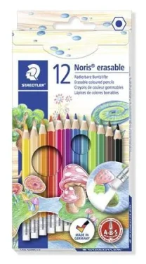 Staedtler Noris / Pastelky / vymazatelné / 24 ks / šestihranné / PEFC dřevo (144 50NC24)