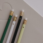 Eulenschnitt Sada tužek Heart Green – set 4 ks, zelená barva, dřevo