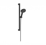 HANSGROHE - Raindance Alive Select S Set sprchové hlavice, tyče a hadice, 3 proudy, EcoSmart, matná černá 24600670