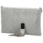 Elegantní psaníčko MOON Gella, stříbrná