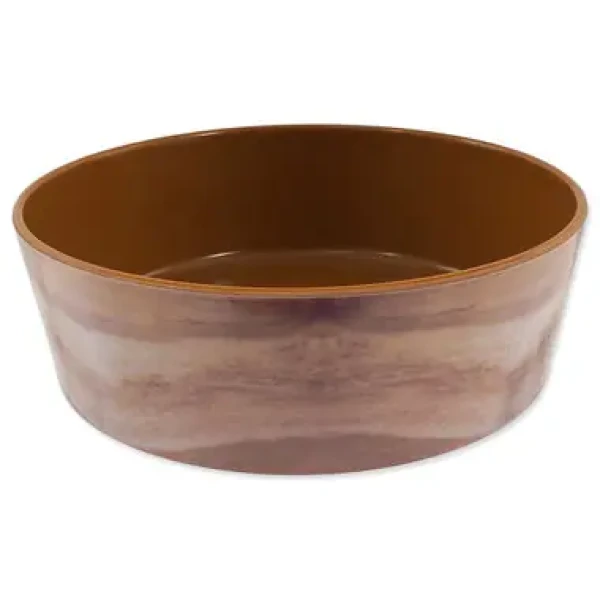 Dog Fantasy Miska vzor dřevo hnědá 20cm 1300 ml (454-807012)