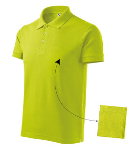 Cotton polokošile pánská limetková 3XL