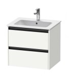 DURAVIT - Ketho.2 Umyvadlová skříňka 55x61x48 cm, 2 zásuvky, matná bílá K25262018180000