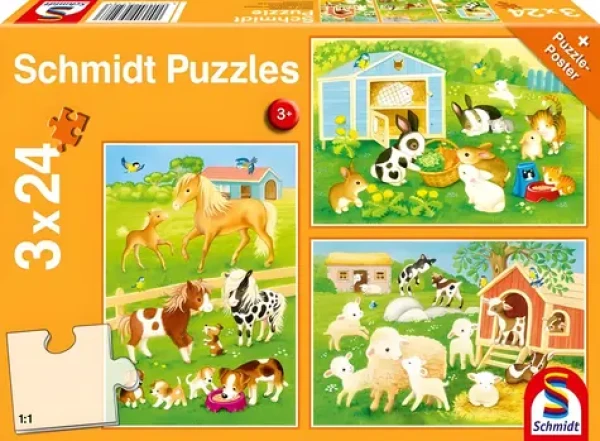 SCHMIDT Puzzle Přátelé ze statku