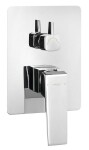 AQUALINE - RITMO podomítková sprchová baterie, box, 2 výstupy, chrom RT042