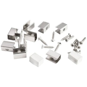 Deko Light 930530 Montageset für D Flex Line 6,5 x 12,0 mm Montážní sada, nerezová ocel, 1 ks