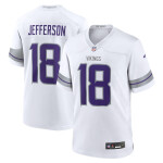 Nike Pánský dres Minnesota Vikings NFL Justin Jefferson #18 Alternate Game - Bílá Velikost: 2XL