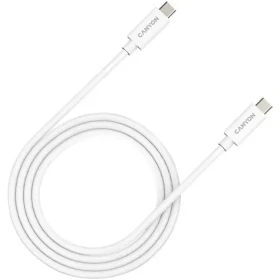 CANYON CNS-USBC44W bílá / Nabíjecí kabel / USB-C – USB-C / 1m (CNS-USBC44W)