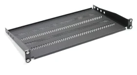 19" police do racku černá / Police / 1U / hloubka 250 mm (TN-19-250-1U-BK)