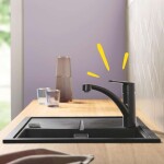 GROHE - QuickFix Start Dřezová baterie, matná černá 324412432