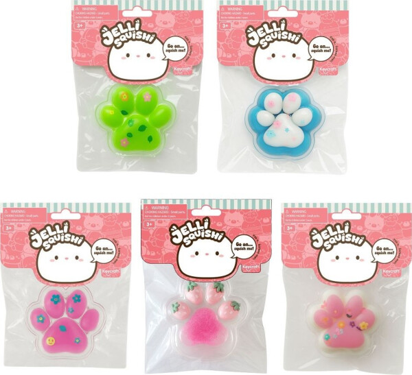 Mačkací gelová Tlapka Jelli Squishi