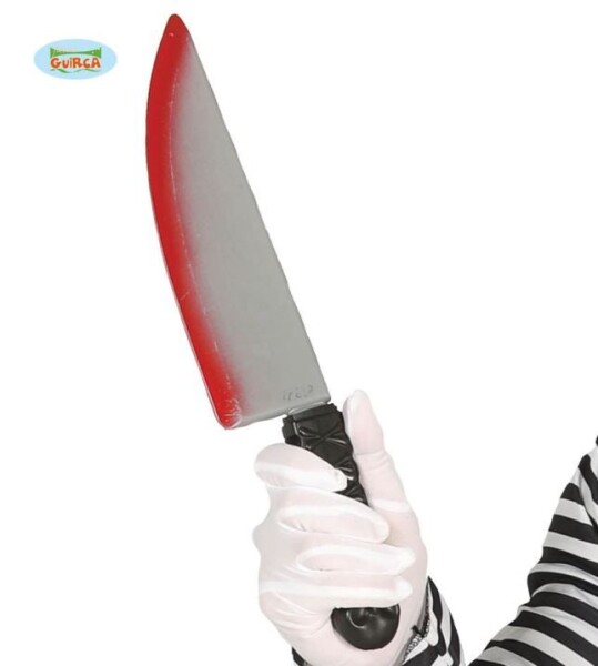 Guirca Krvavý kostýmový nůž 37 cm