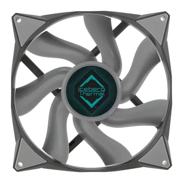 Iceberg Thermal IceGALE 140mm šedá / Ventilátor / PWM / 1600 RPM / 96 CFM / 36 dB (ICEGALE14-B0A)