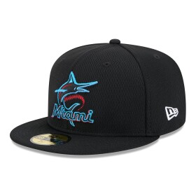 New Era Pánská kšiltovka Miami Marlins MLB 2025 Clubhouse 59FIFTY Fitted Velikost: 7 1/4