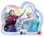 Puzzle Anna a Elsa tančí 25 dílků