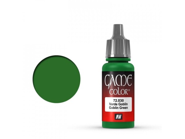 Vallejo Game Color 72030 Goblin Green (18 ml)