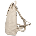 Trendy dámský koženkový kabelko-batoh Vexen, krémový