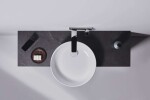 IDEAL STANDARD - Conca Tap Umyvadlová baterie pod omítku, výtok 18 cm, Magnetic Grey A7371A5