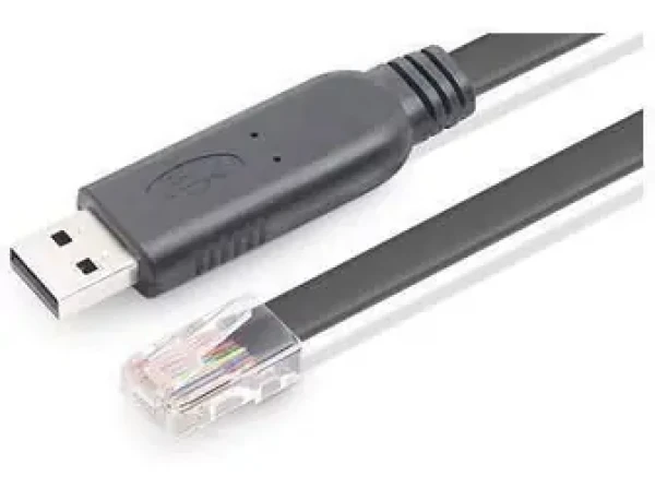 MicroConnect Konzolový kabel USB2.0 A (M) - RJ-45 (M) 1.8m černá (USBETHM)