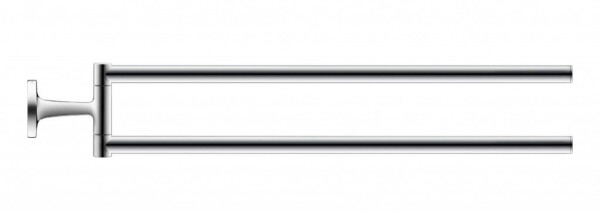 DURAVIT - Starck T Držák ručníků dvojitý otočný, délka 47 cm, chrom 0099411000